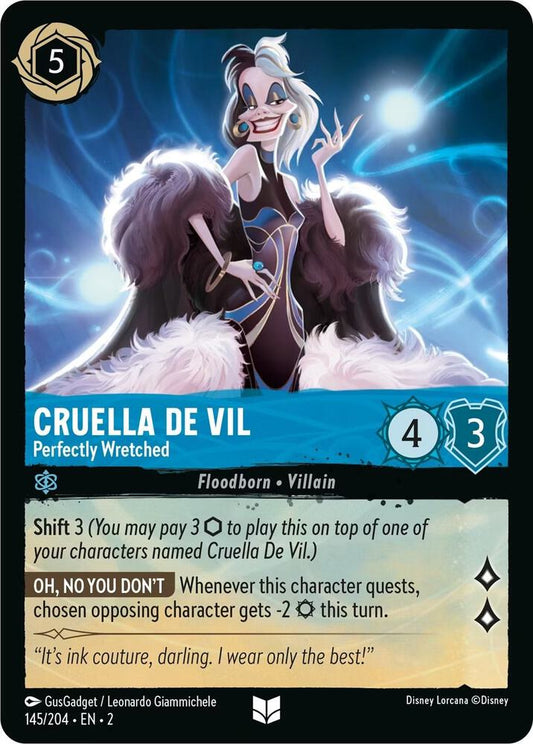 Lorcana - Cruella De Vil - Perfectly Wretched - Rise of the Floodborn (2)