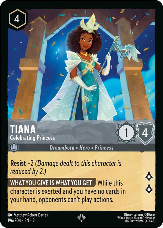 Lorcana - Tiana - Celebrating Princess - Rise of the Floodborn (2)