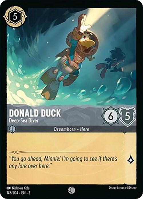 Lorcana - Donald Duck - Deep-Sea Diver - Rise of the Floodborn (2)
