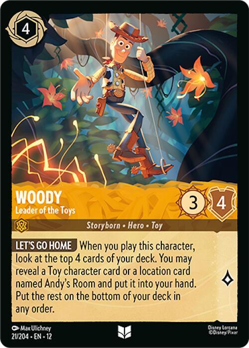 Lorcana - Woody - Leader of the Toys - Wilds Unknown (12)