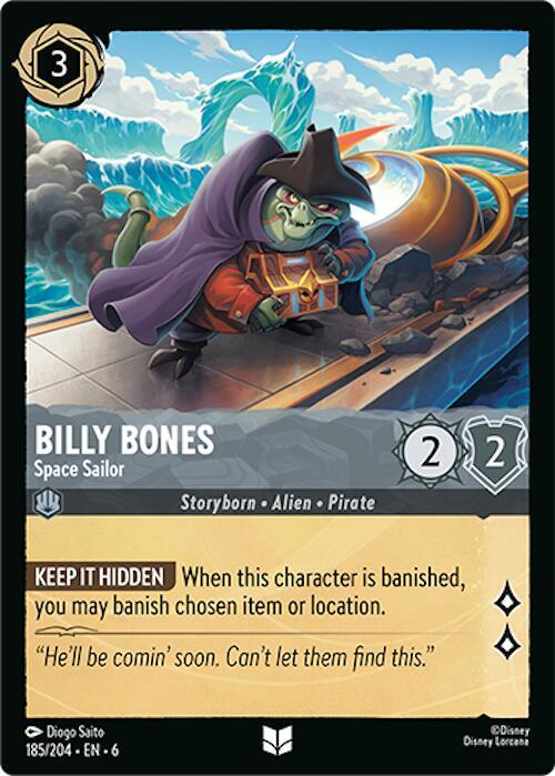 Lorcana - Billy Bones - Space Sailor - Azurite Sea (6)