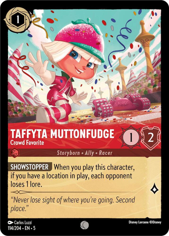 Lorcana - Taffyta Muttonfudge - Crowd Favorite - Shimmering Skies (5)