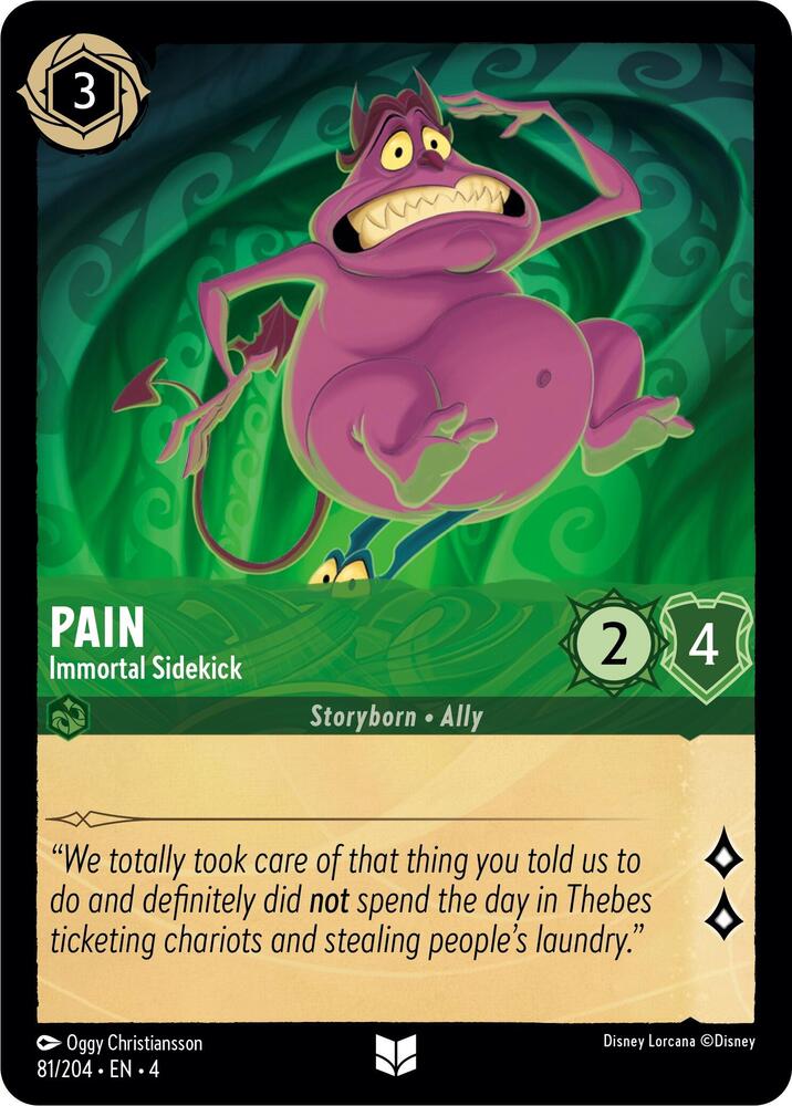 Lorcana - Pain - Immortal Sidekick - Ursula's Return (4)