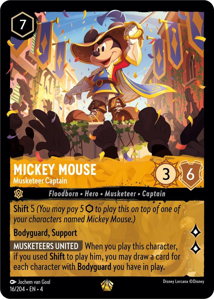 Lorcana - Mickey Mouse - Musketeer Captain - Ursula's Return (4)