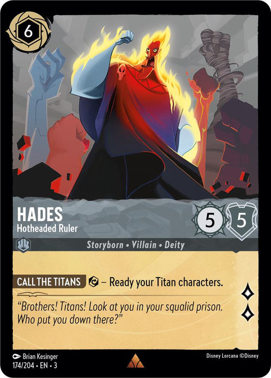 Lorcana - Hades - Hotheaded Ruler - Into the Inklands (3)