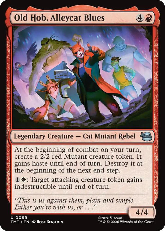 MTG - Old Hob, Alleycat Blues - Teenage Mutant Ninja Turtles (TMT)