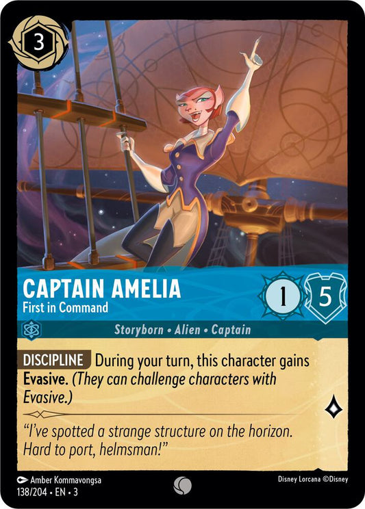 Lorcana - Captain Amelia - First in Command - Into the Inklands (3)