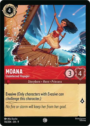 Lorcana - Moana - Undeterred Voyager - Fabled (9)