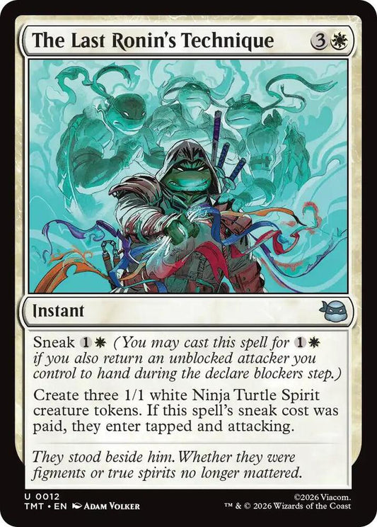 MTG - The Last Ronin's Technique - Teenage Mutant Ninja Turtles (TMT)
