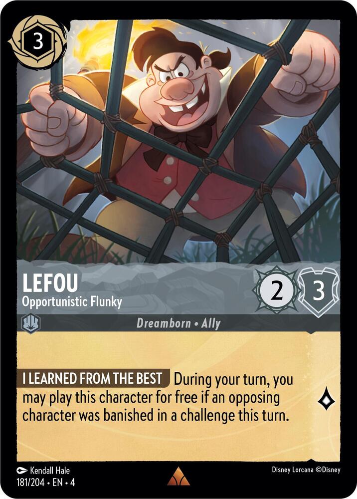 Lorcana - LeFou - Opportunistic Flunky - Ursula's Return (4)