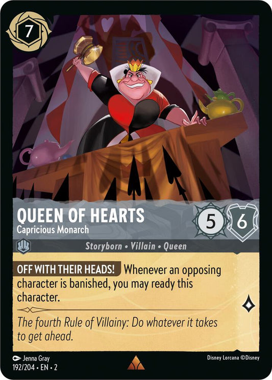Lorcana - Queen of Hearts - Capricious Monarch - Rise of the Floodborn (2)