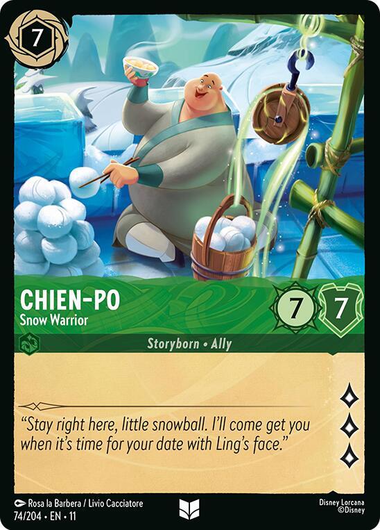 Lorcana - Chien-Po - Snow Warrior - Cold Foil - Winterspell (11)
