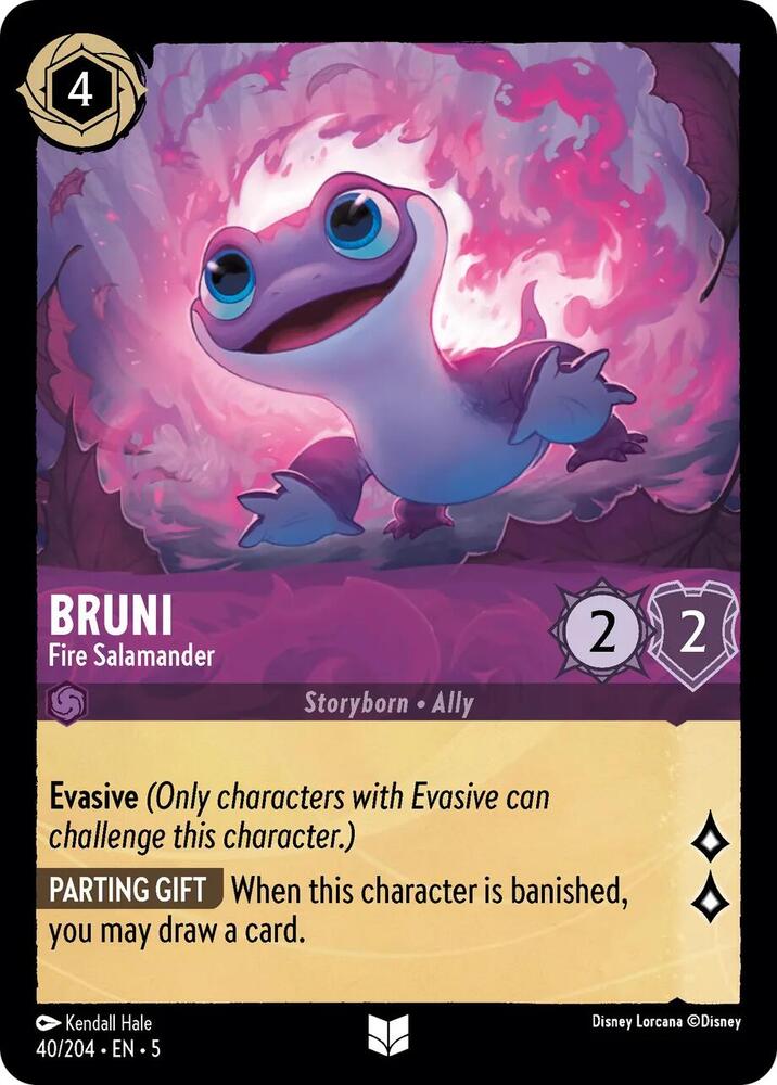 Lorcana - Bruni - Fire Salamander - Shimmering Skies (5)