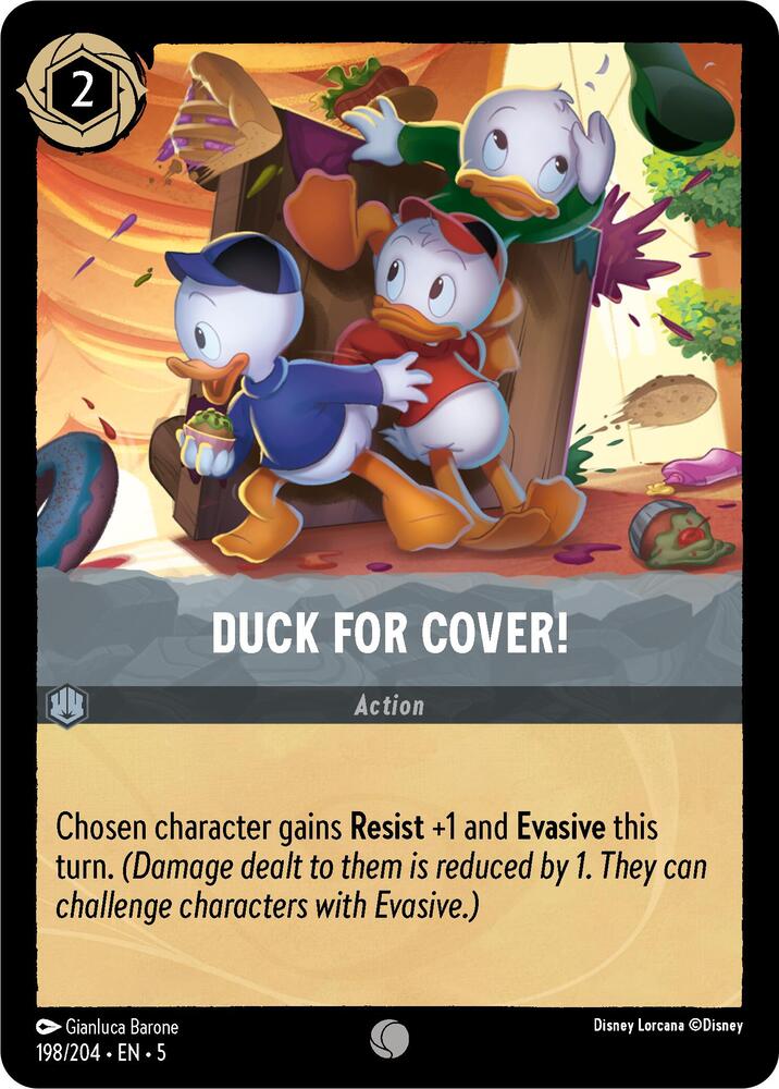 Lorcana - Duck for Cover! - Shimmering Skies (5)
