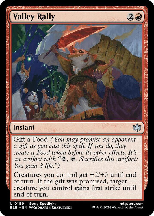 MTG - Valley Rally - Bloomburrow (BLB)