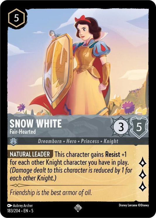 Lorcana - Snow White - Fair-Hearted - Shimmering Skies (5)