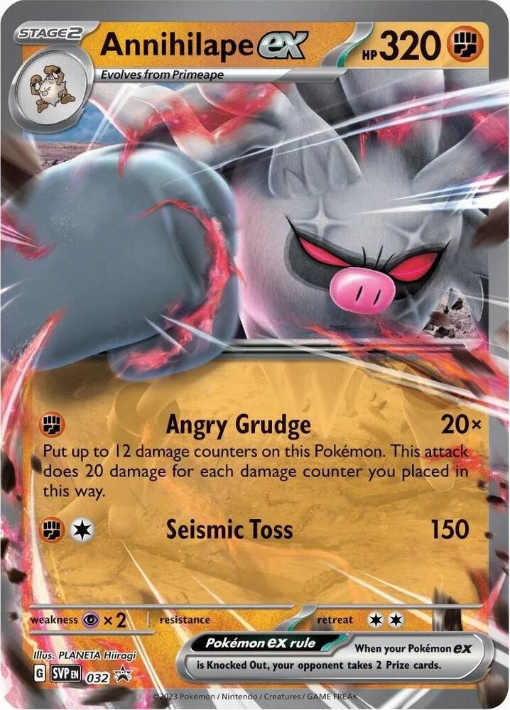 Pokemon - Annihilape ex - 032 - SV: Scarlet & Violet Promo Cards (SVP)