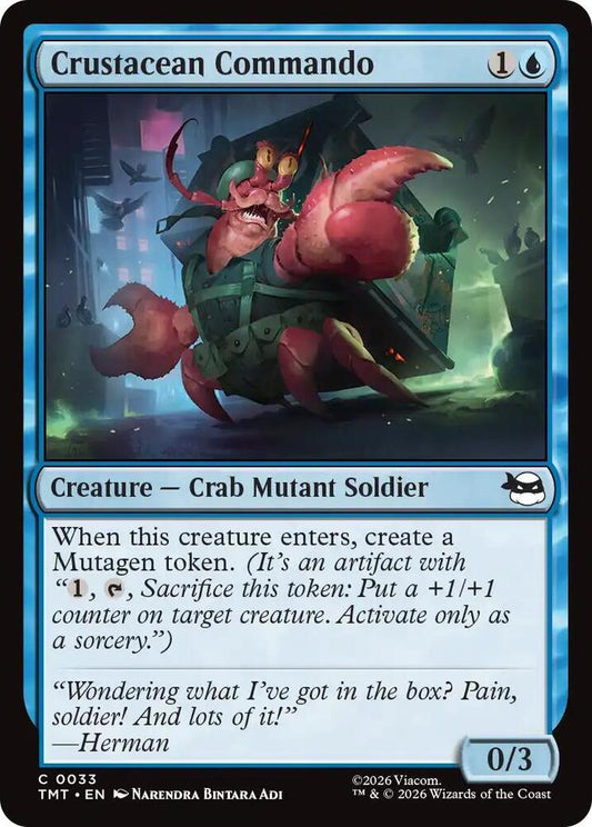 MTG - Crustacean Commando - Teenage Mutant Ninja Turtles (TMT) Foil