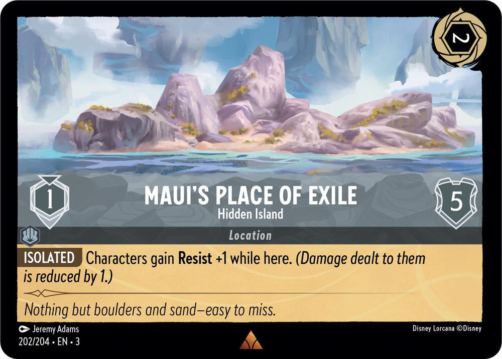 Lorcana - Maui's Place of Exile - Hidden Island - Into the Inklands (3)
