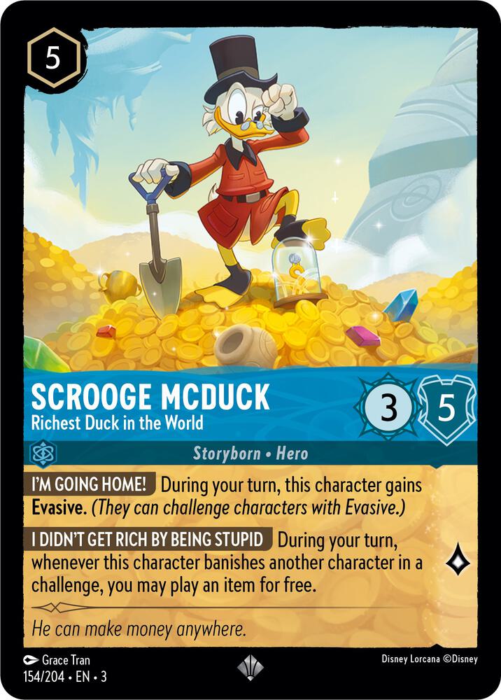 Lorcana - Scrooge McDuck - Richest Duck in the World - Into the Inklands (3)