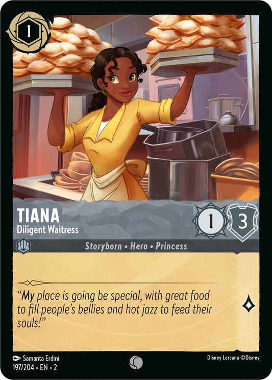 Lorcana - Tiana - Diligent Waitress - Rise of the Floodborn (2)