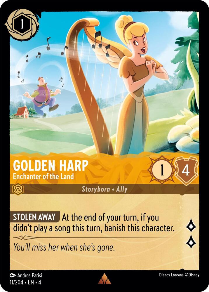 Lorcana - Golden Harp - Enchanter of the Land - Ursula's Return (4)