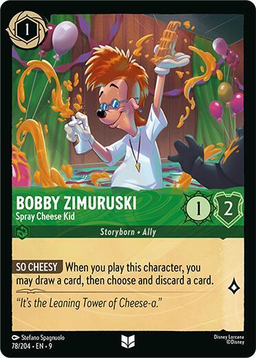 Lorcana - Bobby Zimuruski - Spray Cheese Kid - Fabled (9)