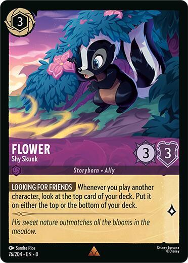 Lorcana - Flower - Shy Skunk - Reign of Jafar (8)