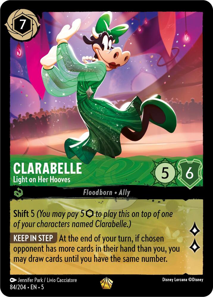 Lorcana - Clarabelle - Light on Her Hooves - Shimmering Skies (5)