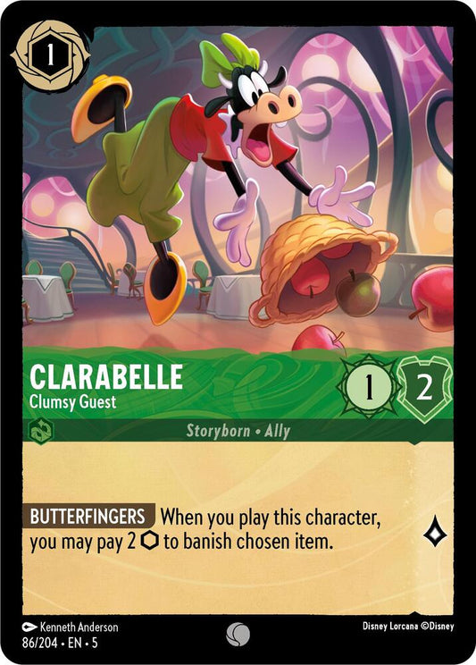 Lorcana - Clarabelle - Clumsy Guest - Shimmering Skies (5)