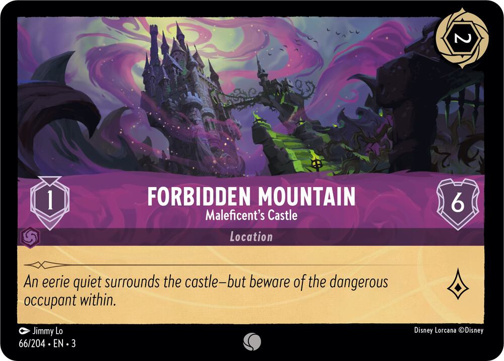 Lorcana - Forbidden Mountain - Maleficent's Castle - Into the Inklands (3)