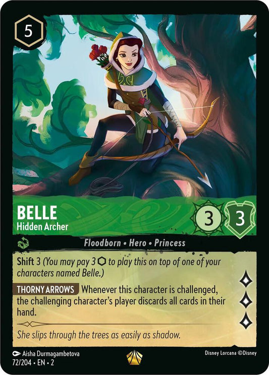 Lorcana - Belle - Hidden Archer - Rise of the Floodborn (2)