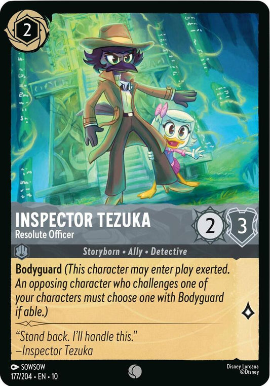 Lorcana - Inspector Tezuka Resolute Officer - Whispers in the Well (10)