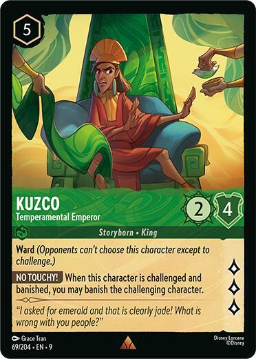 Lorcana - Kuzco - Temperamental Emperor - Fabled (9)