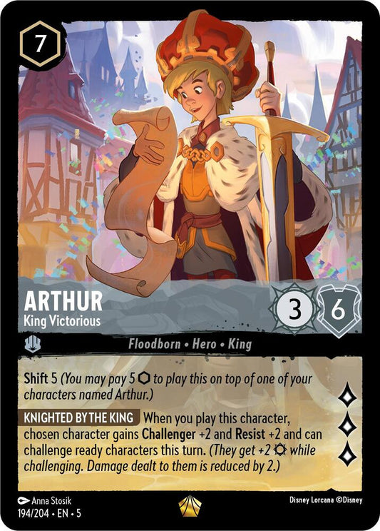 Lorcana - Arthur - King Victorious - Shimmering Skies (5)