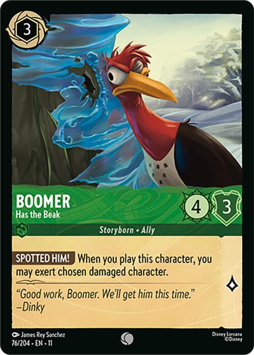 Lorcana - Boomer - Cold Foil - Has the Beak - Winterspell (11)