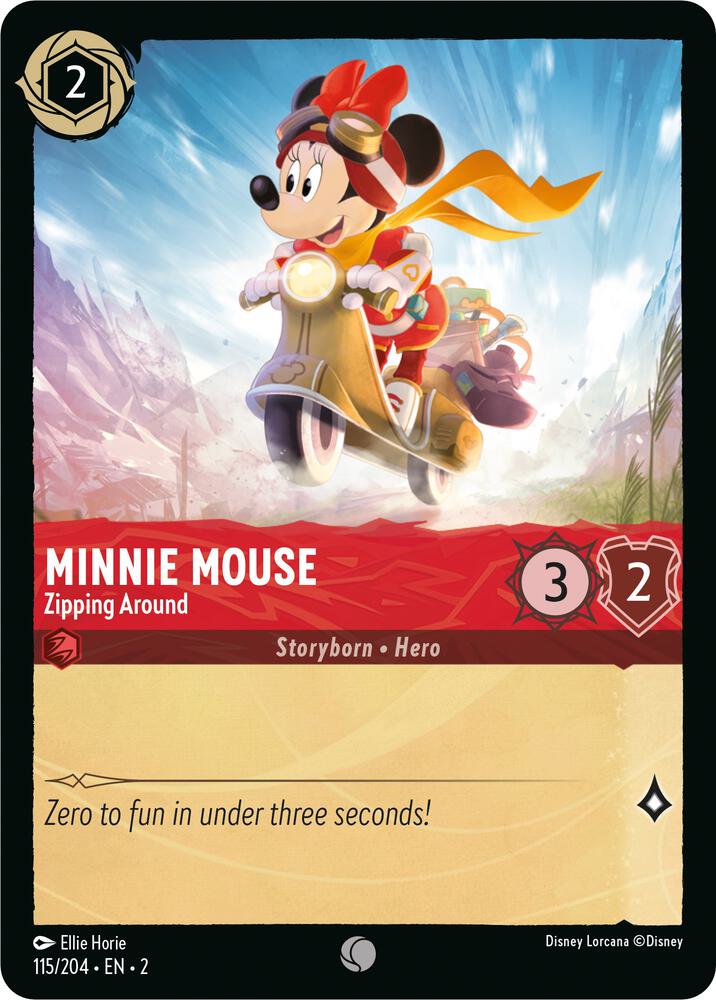Lorcana - Minnie Mouse - Zipping Around - Rise of the Floodborn (2)