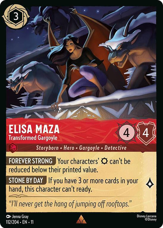 Lorcana - Elisa Maza - Transformed Gargoyle - Winterspell (11)