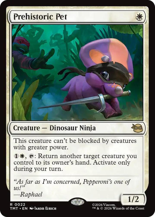 MTG - Prehistoric Pet - Teenage Mutant Ninja Turtles (TMT)