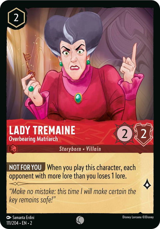 Lorcana - Lady Tremaine - Overbearing Matriarch - Rise of the Floodborn (2)