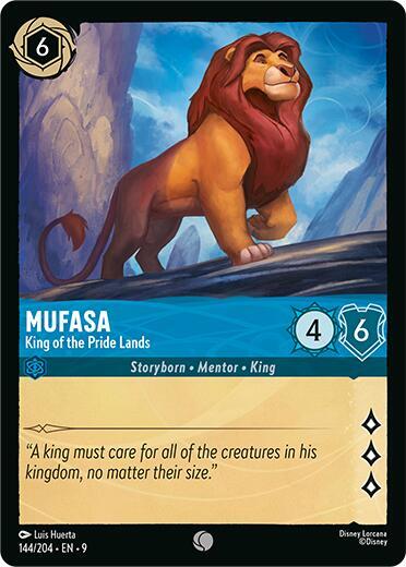 Lorcana - Mufasa - King of the Pride Lands - Cold Foil - Fabled (9)