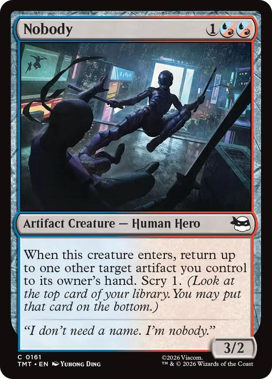 MTG - Nobody - Teenage Mutant Ninja Turtles (TMT) Foil