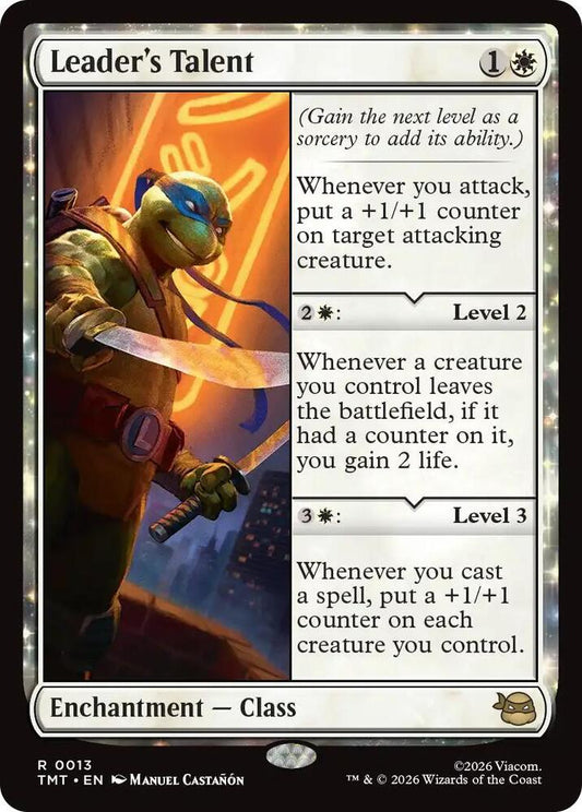 MTG - Leader's Talent - Teenage Mutant Ninja Turtles (TMT)