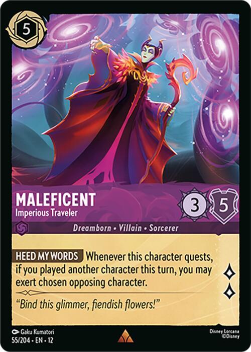 Lorcana - Maleficent - Imperious Traveler - Wilds Unknown (12)