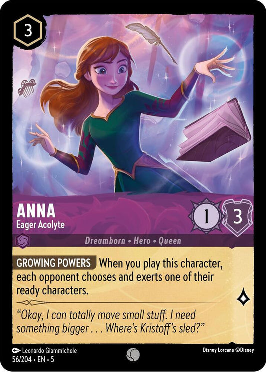 Lorcana - Anna - Eager Acolyte - Shimmering Skies (5)