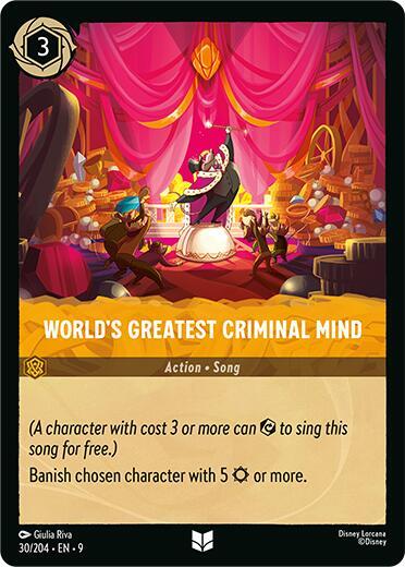 Lorcana - World's Greatest Criminal Mind - Fabled (9)