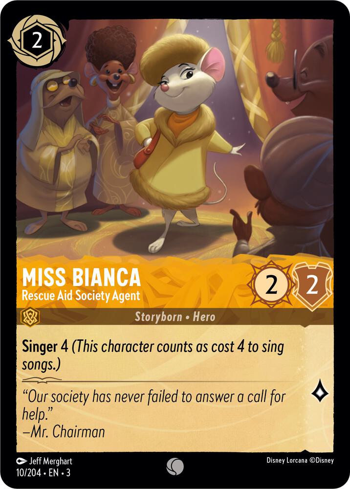 Lorcana - Miss Bianca - Rescue Aid Society Agent - Into the Inklands (3)