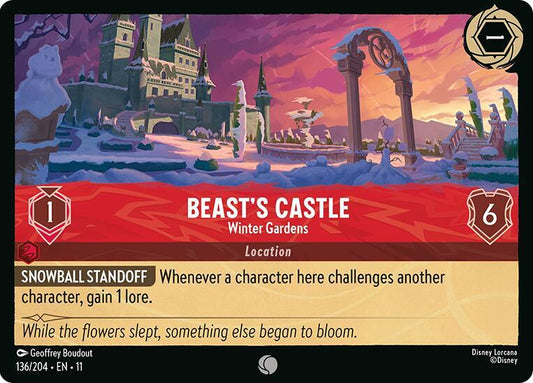 Lorcana - Beast's Castle - Winter Gardens - Cold Foil - Winterspell (11)