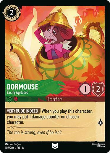 Lorcana - Dormouse Easily Agitated -  Reign of Jafar