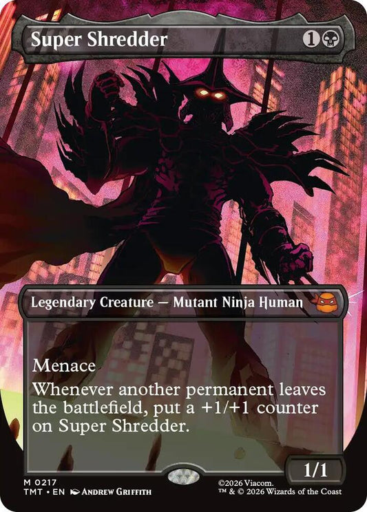 MTG - Super Shredder (Borderless) - Teenage Mutant Ninja Turtles (TMT)